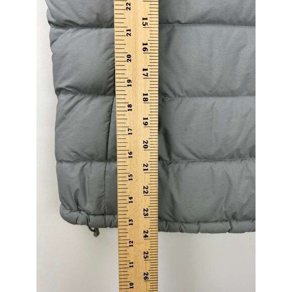The North Face Nuptse Women's M Gray 700 Fill Goose Down Full Zip Puffer Vest - Picture 4 of 16